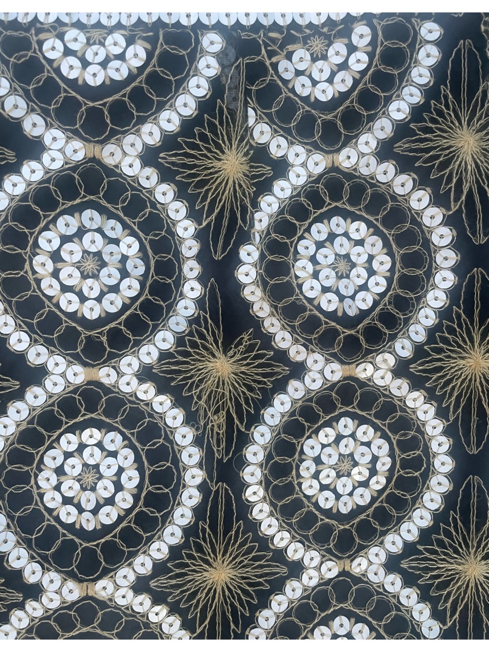 Tory Burch Embellished Sequin Pencil Skirt Size 6 - Picture 6 of 8